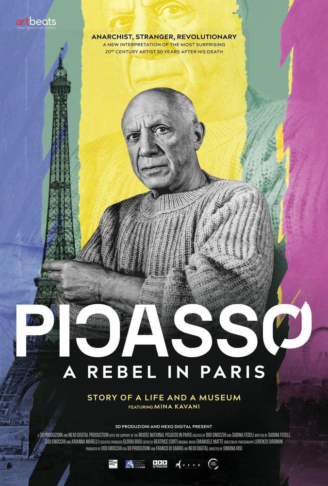 Movie poster for picasso a rebel in paris