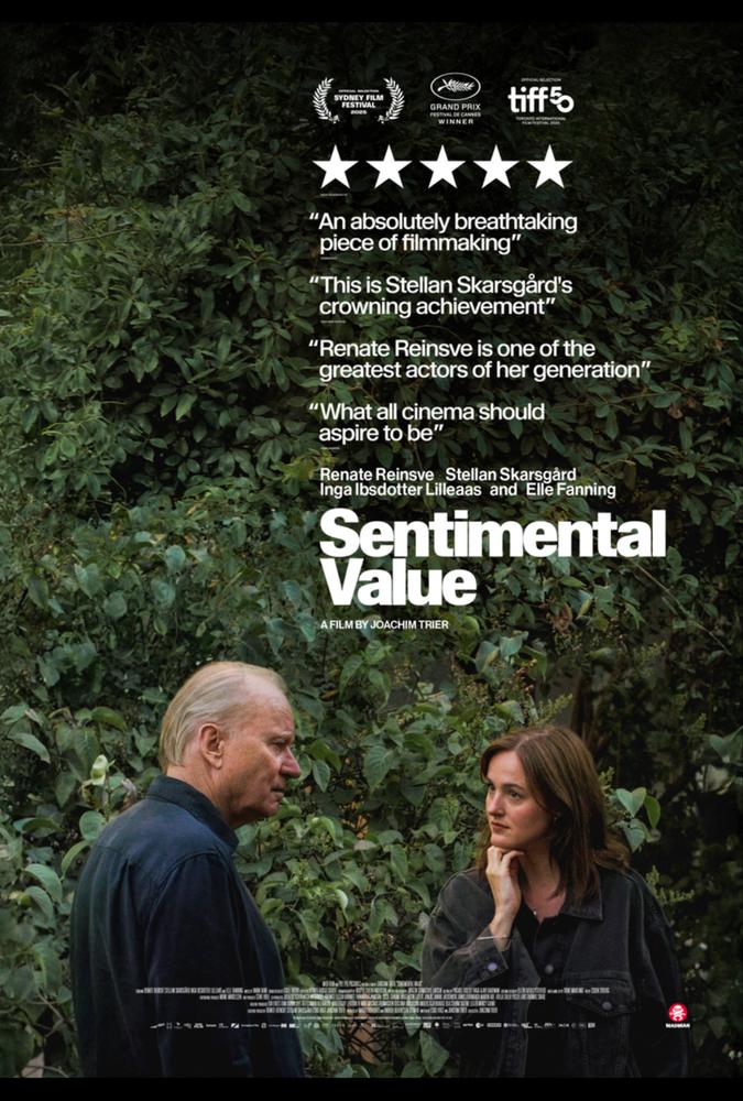 Movie poster for Sentimental Value