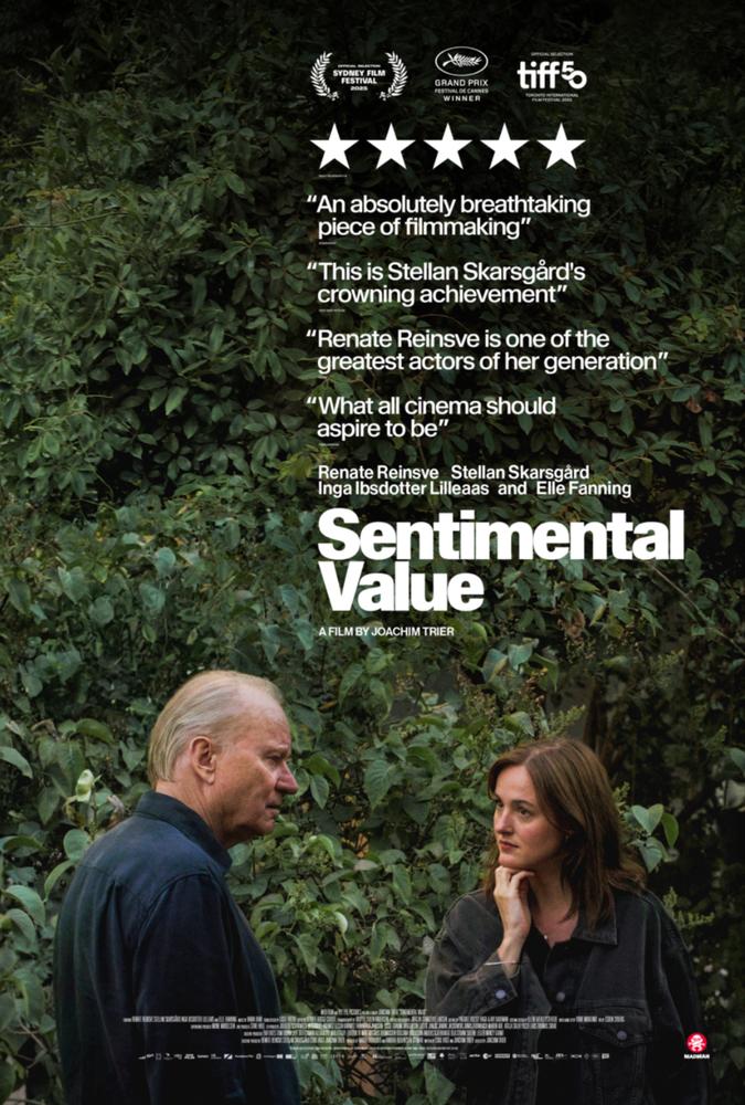 Movie poster for Sentimental Value