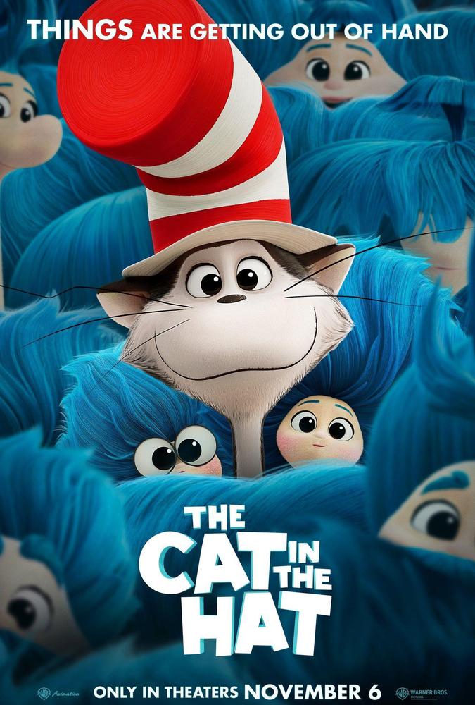 The Cat in the Hat poster — coming soon to West Mall 7 Theatres in Sioux Falls